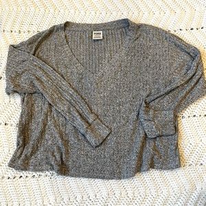 Heather Grey V-Neck Sweater from VS Pink